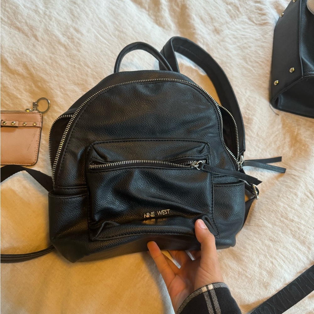 Nine West Mini Black Backpack